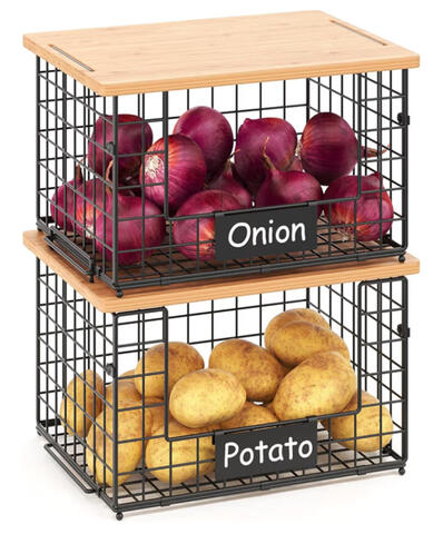 Modern Baskets — Clean, structured design for kitchens, shelves, or everyday storage.