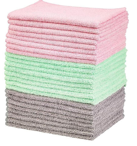 Microfiber Cleaning Cloths - Streak-free cleaning for everyday surfaces.