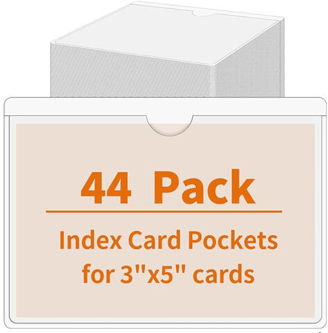 Index Card Holder Set - Simple system for labels, notes, or sorting.
